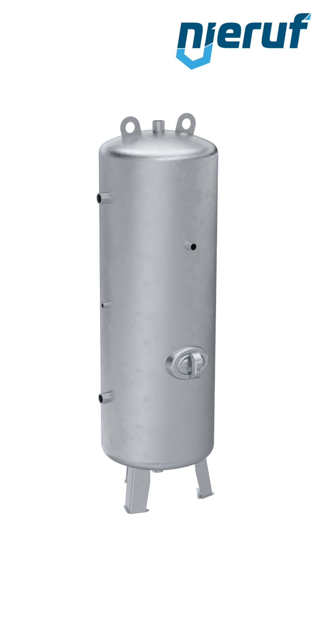 Réservoir haute pression debout BE02 500 litres, 0-26 bar, acier galvanisé
