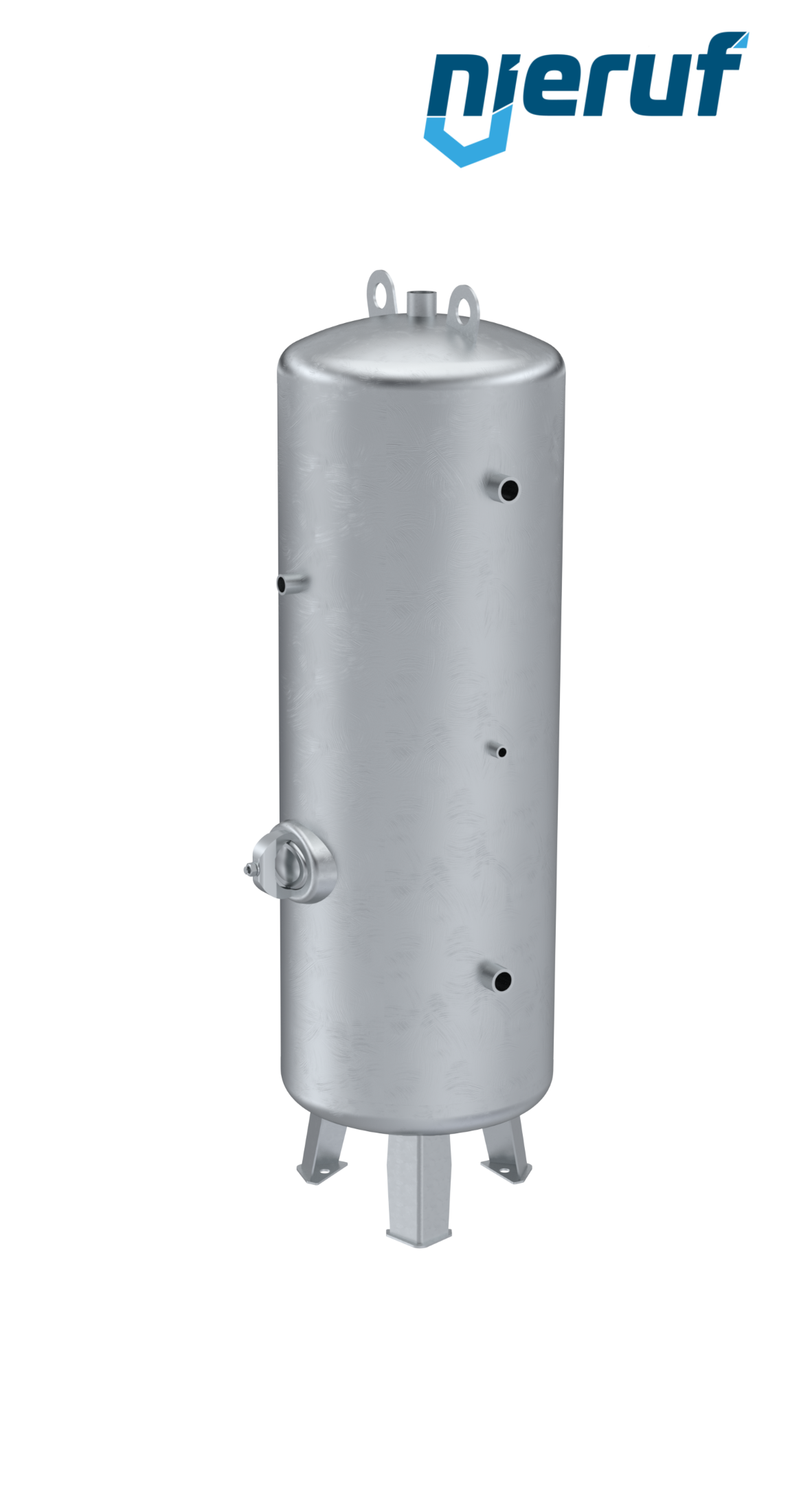 Réservoir sous pression debout BE01 750 litres, 0-16 bar, acier apprêté