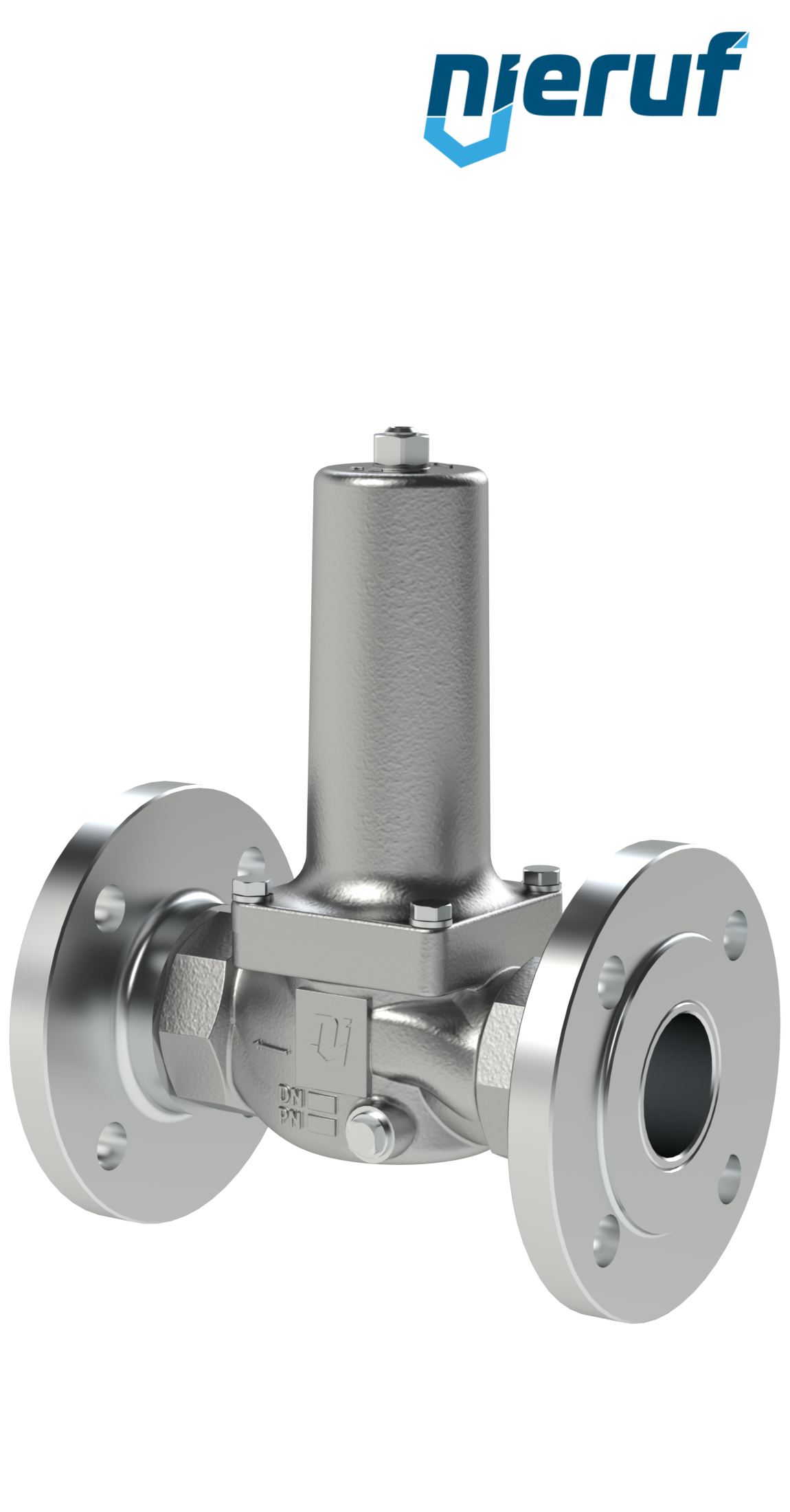 réducteur de pression pour vapeur à brides ANSI DN40 DM22 acier inoxydable PTFE / EPDM / FEPM 4.0 - 10.0 bar