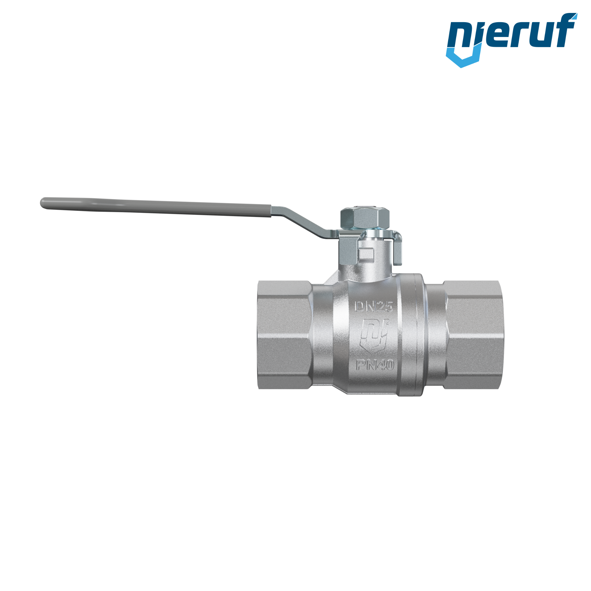 robinet à bille pour oxygène DN25 - 1" pouce GK02 laiton