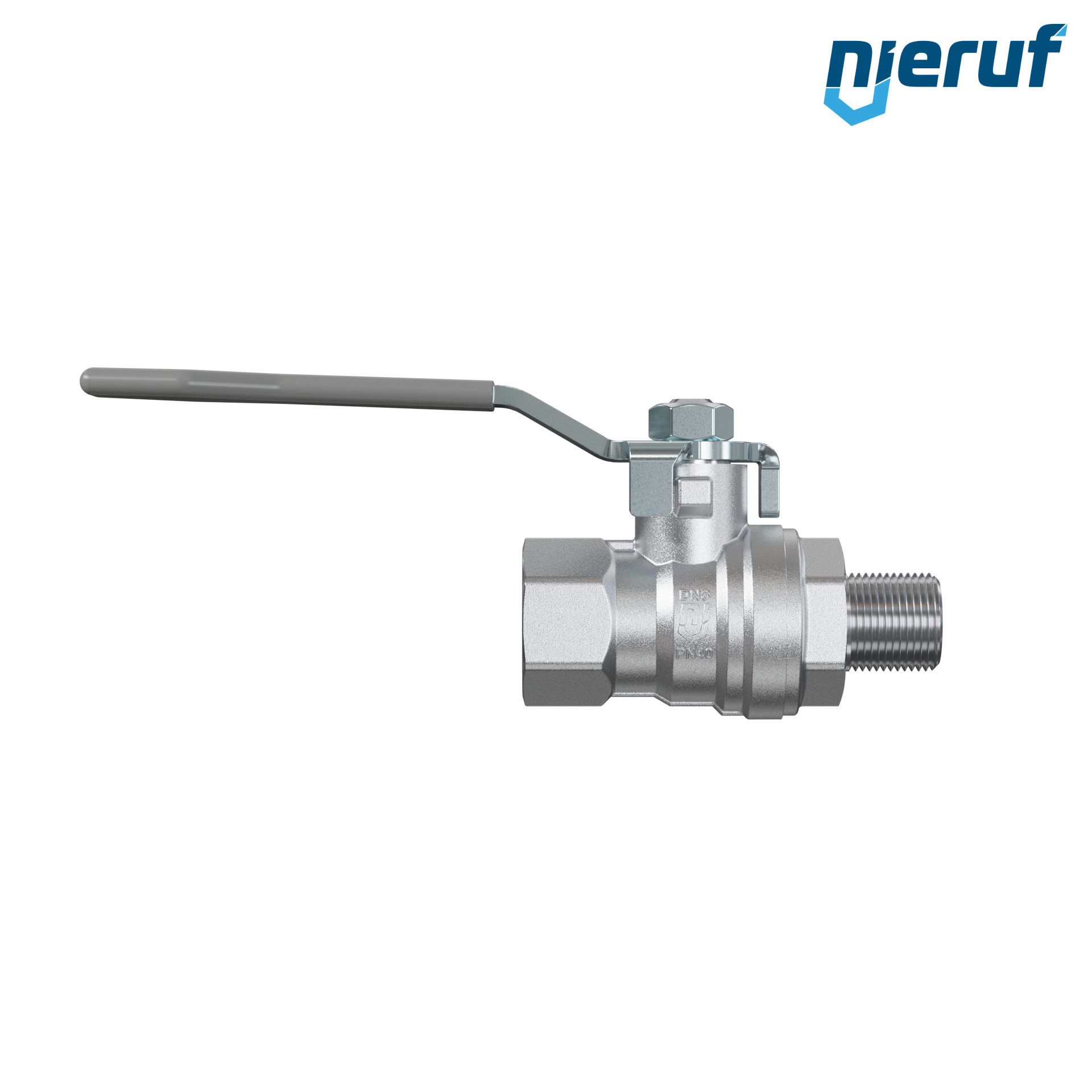 robinet à boisseau sphérique en laiton DN8 - 1/4" pouce GK02 femelle/mâle